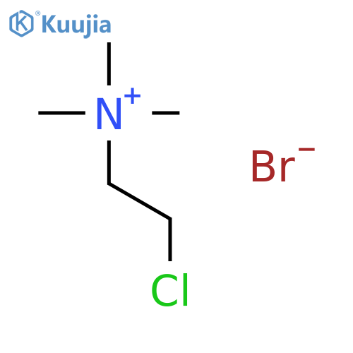 Ethanaminium, 2-chloro-N,N,N-trimethyl-, bromide structure