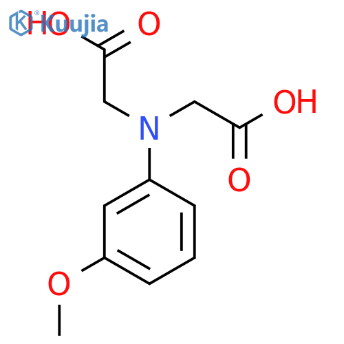 N-(Carboxymethyl)-N-(3-methoxyphenyl)glycine structure