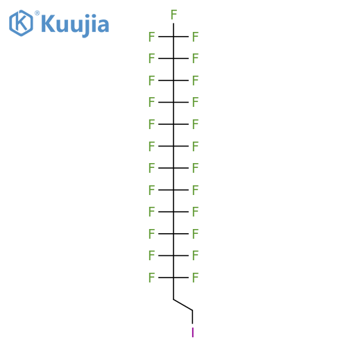 1,1,1,2,2,3,3,4,4,5,5,6,6,7,7,8,8,9,9,10,10,11,11,12,12-Pentacosafluoro-14-iodotetradecane structure