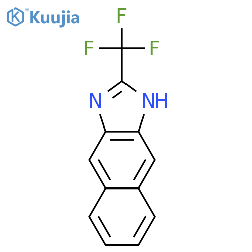 2-(Trifluoromethyl)-1H-naphtho[2,3-d]imidazole structure