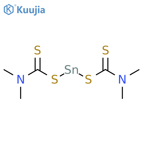 Tin,bis(dimethylcarbamodithioato-kS,kS')-, (T-4)- (9CI) structure