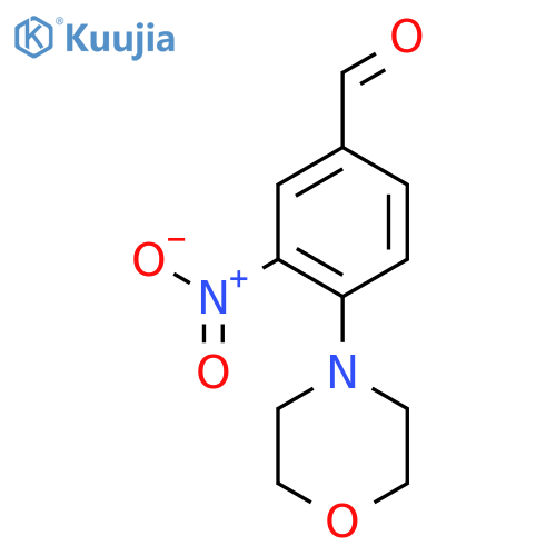 4-(morpholin-4-yl)-3-nitrobenzaldehyde structure