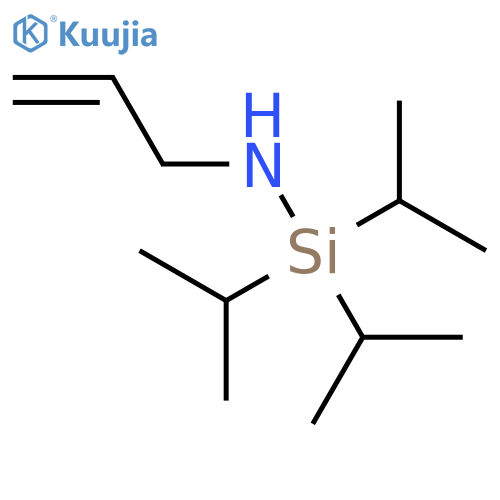 Silanamine, 1,1,1-tris(1-methylethyl)-N-2-propenyl- structure