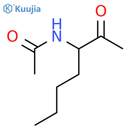 N-(2-Oxoheptan-3-yl)acetamide structure
