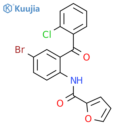 N-4-bromo-2-(2-chlorobenzoyl)phenylfuran-2-carboxamide structure