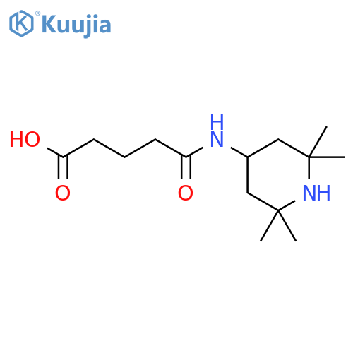 4-(2,2,6,6-Tetramethyl-piperidin-4-ylcarbamoyl)-butyric acid structure