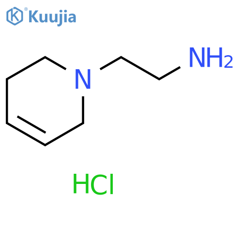2-(1,2,3,6-tetrahydropyridin-1-yl)ethan-1-amine dihydrochloride structure