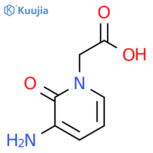 2-(3-amino-2-oxo-1,2-dihydropyridin-1-yl)acetic acid structure