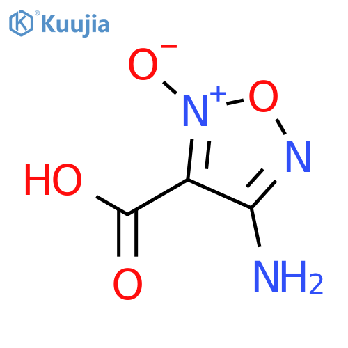 1,2,5-Oxadiazole-3-carboxylic acid, 4-amino-, 2-oxide (9CI) structure