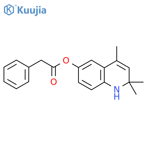 2,2,4-Trimethyl-1,2-dihydroquinolin-6-ylphenylacetate structure