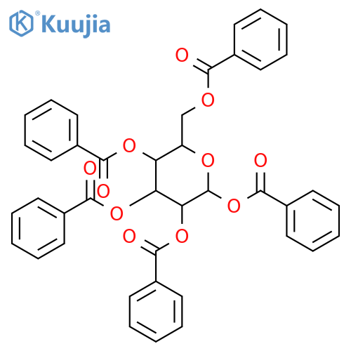 1,2,3,4,6-Penta-O-benzoyl-D-galactopyranoside structure