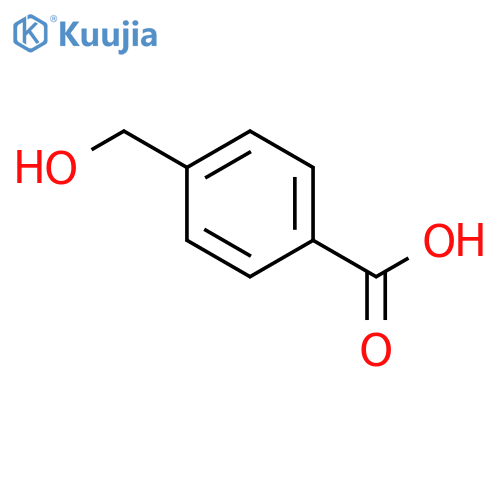 4-(Hydroxymethyl)benzoic acid structure