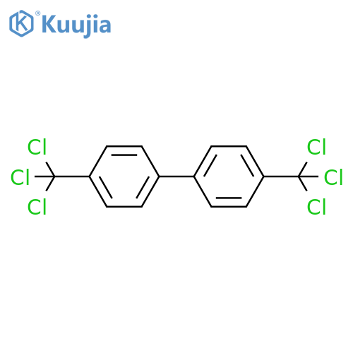 1,1'-Biphenyl, 4,4'-bis(trichloromethyl)- structure