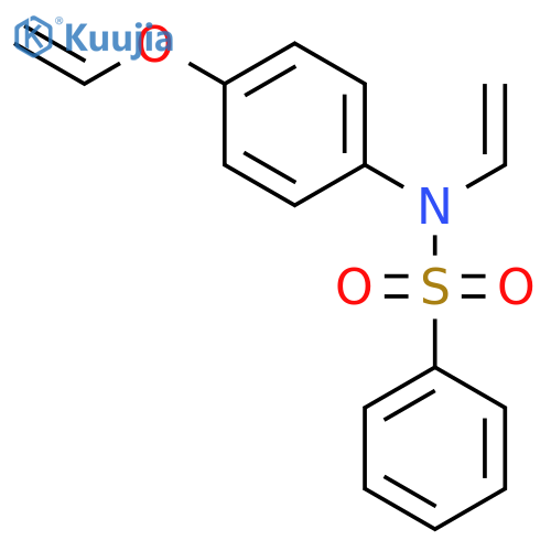 BENZENESULFONAMIDE, N-ETHENYL-N-[4-(ETHENYLOXY)PHENYL]- structure