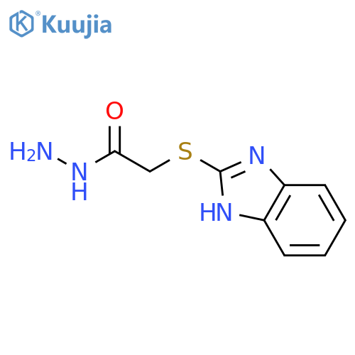 2-(Benzimidazolylthio)acetic acid hydrazide structure