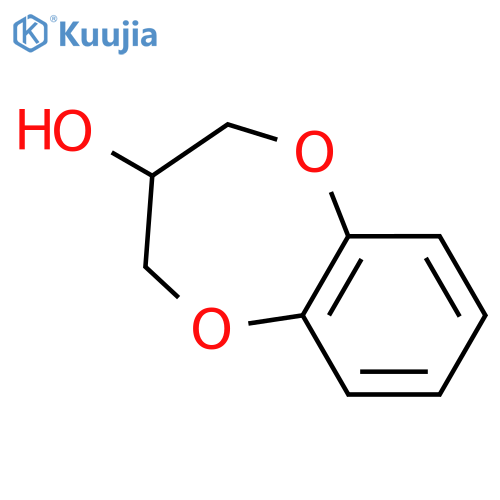 3,4-dihydro-2H-benzob1,4dioxepin-3-ol structure