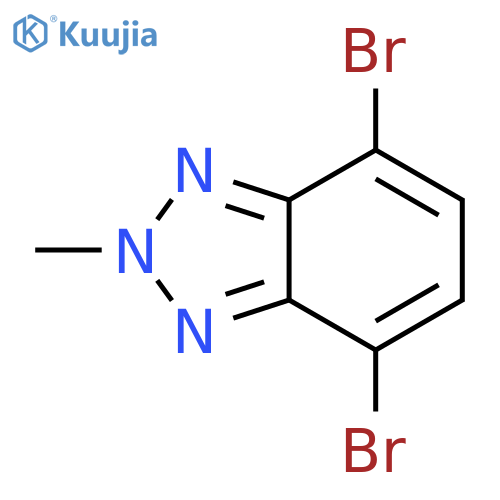 4,7-Dibromo-2-methyl-2H-benzotriazole structure
