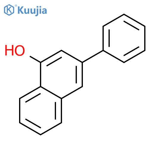 1-Naphthalenol, 3-phenyl- structure