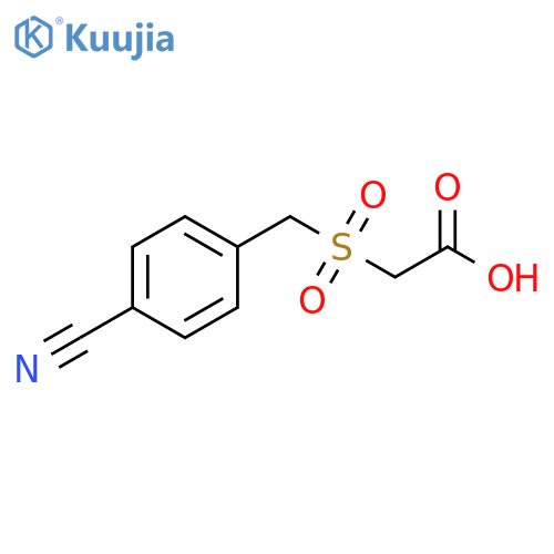2-(4-Cyanophenyl)MethanesulfonylAcetic Acid structure