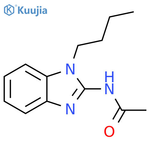 Acetamide, N-(1-butyl-1H-benzimidazol-2-yl)- structure