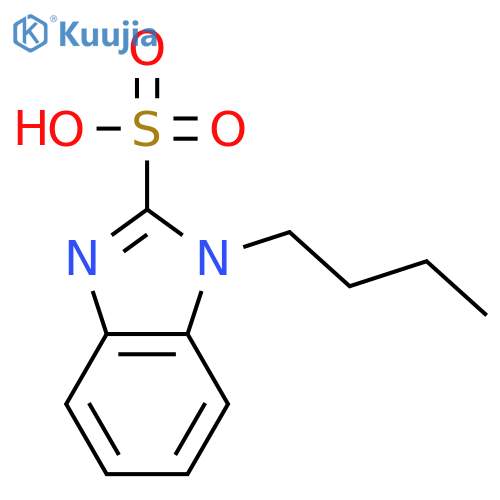 1-butyl-1H-1,3-benzodiazole-2-sulfonic acid structure