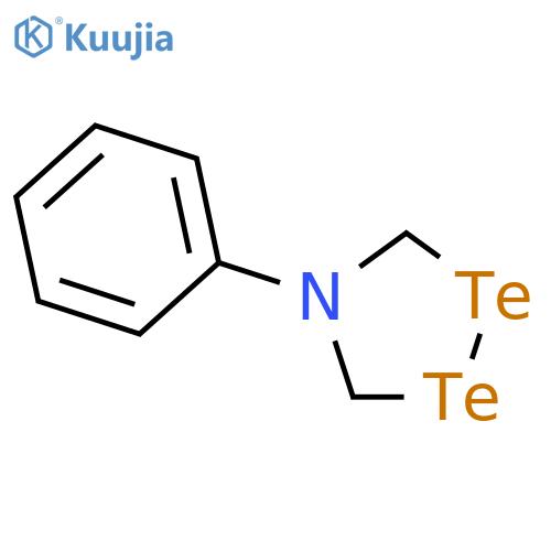 1,2,4-Ditellurazolidine, 4-phenyl- structure
