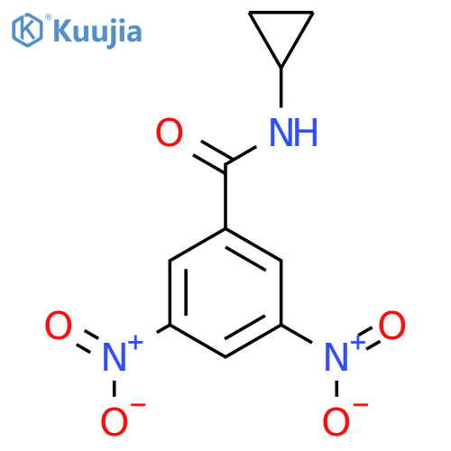 N-Cyclopropyl-3,5-dinitrobenzamide structure