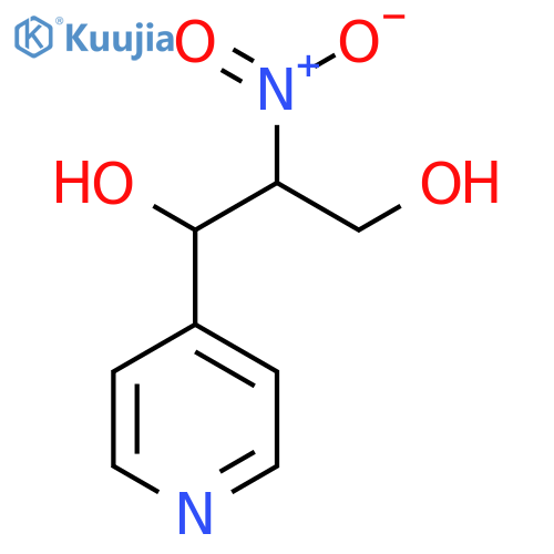 2-Nitro-1-pyridin-4-yl-propane-1,3-diol structure
