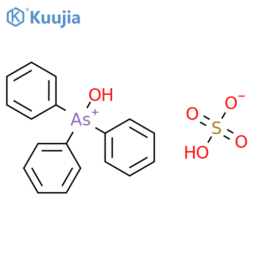 Arsonium, hydroxytriphenyl-, sulfate (1:1) structure