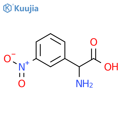 2-amino-2-(3-nitrophenyl)acetic acid structure