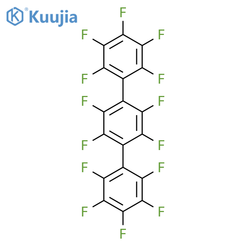 p-Perfluoroterphenyl structure