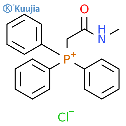 Phosphonium, [2-(methylamino)-2-oxoethyl]triphenyl-, chloride structure