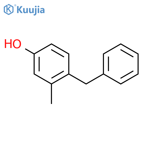 Phenol,3-methyl-4-(phenylmethyl)- structure
