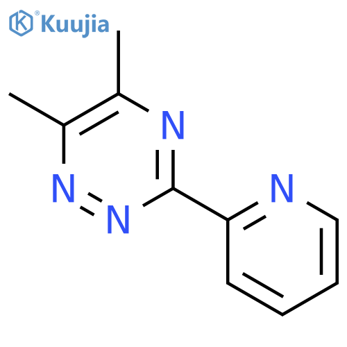 1,2,4-Triazine, 5,6-dimethyl-3-(2-pyridinyl)- structure