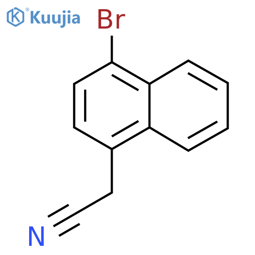 (4-Bromo-[1]naphthyl)-acetonitrile structure