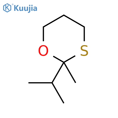 1,3-Oxathiane, 2-isopropyl-2-methyl- structure