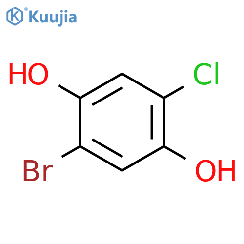 1,4-Benzenediol, 2-bromo-5-chloro- structure