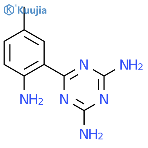 1,3,5-Triazine-2,4-diamine,6-(2-amino-5-methylphenyl)- structure