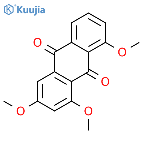 9,10-Anthracenedione, 1,3,8-trimethoxy- structure