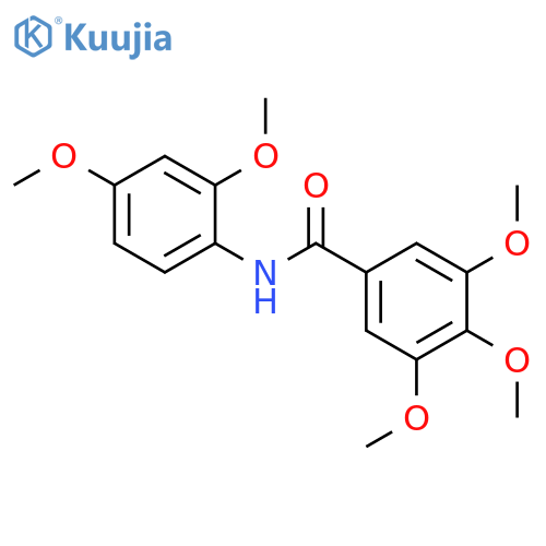 N-(2,4-Dimethoxyphenyl)-3,4,5-trimethoxybenzamide structure
