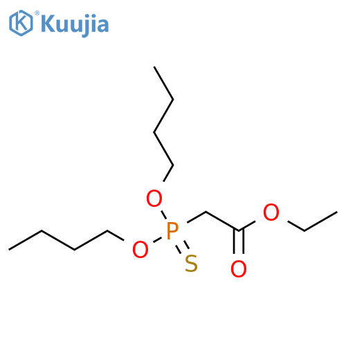 Ethyl (dibutoxyphosphorothioyl)acetate structure