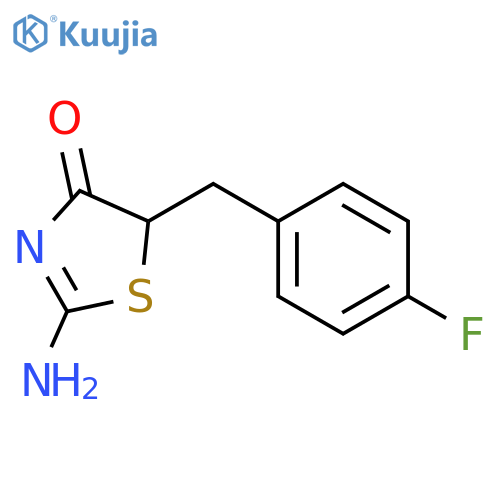4(5H)-Thiazolone, 2-amino-5-[(4-fluorophenyl)methyl]- structure