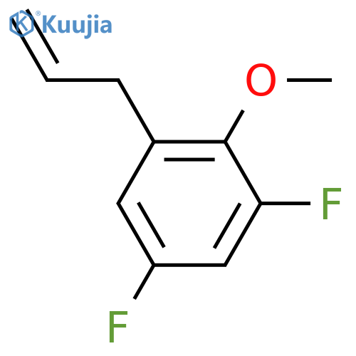1,5-difluoro-2-methoxy-3-prop-2-enylbenzene structure