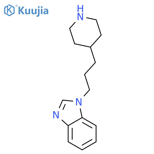 1H-Benzimidazole, 1-[3-(4-piperidinyl)propyl]- structure