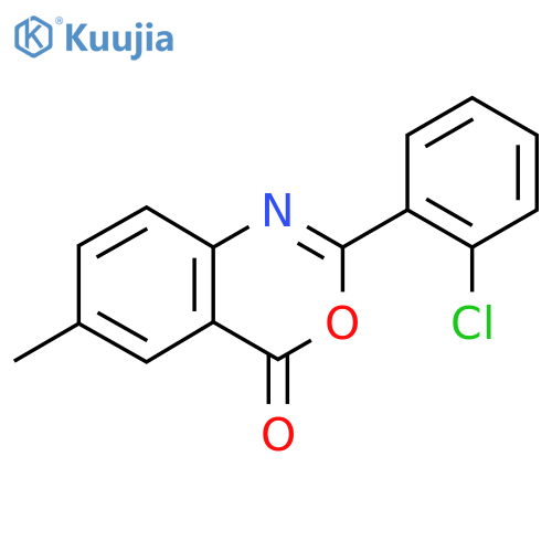 2-(2-Chlorophenyl)-6-methyl-4H-3,1-benzoxazin-4-one structure
