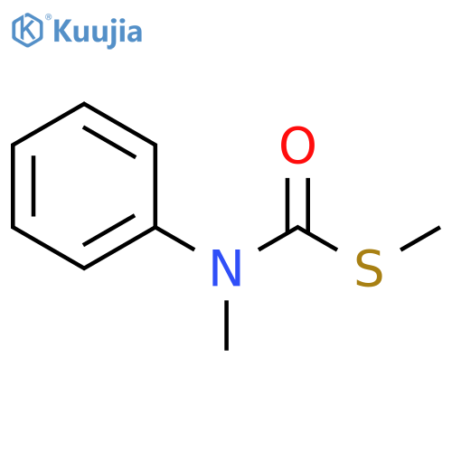 Carbamothioic acid, methylphenyl-, S-methyl ester structure