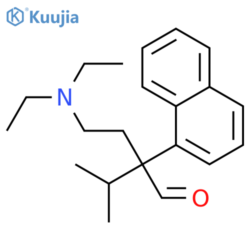 1-Naphthaleneacetaldehyde,a-[2-(diethylamino)ethyl]-a-(1-methylethyl)- structure