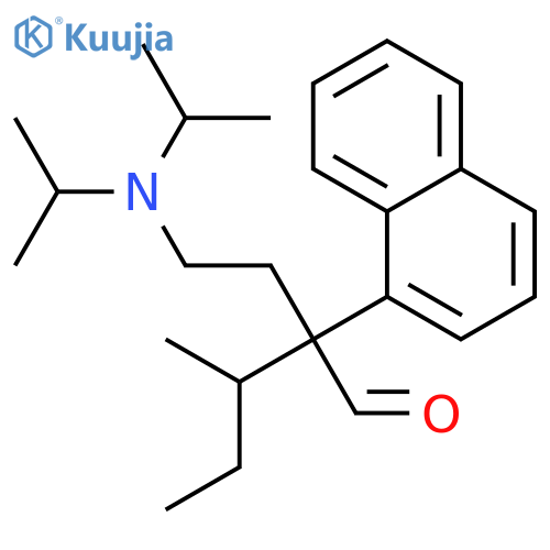 1-Naphthaleneacetaldehyde,a-[2-[bis(1-methylethyl)amino]ethyl]-a-(1-methylpropyl)- structure