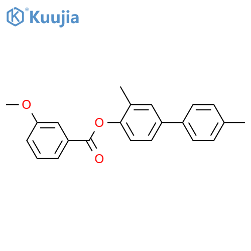 3,4'-dimethyl-1,1'-biphenyl-4-yl 3-methoxybenzoate structure