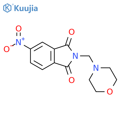 2-[(morpholin-4-yl)methyl]-5-nitro-2,3-dihydro-1H-isoindole-1,3-dione structure